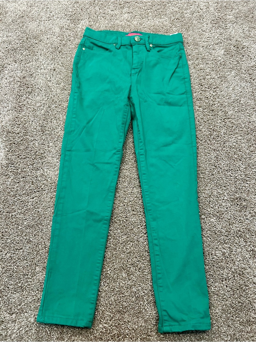 Lilly Pulitzer Teal Green Waistband Pants